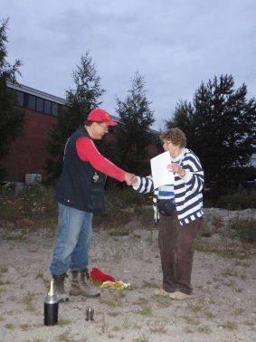 Kiitokset Laukkalan 
Paroonille! Kuva: Tero Haavistoinen
