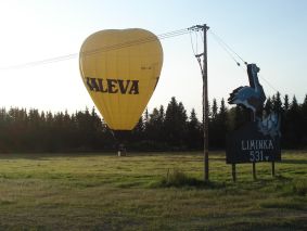 Pallo on laskeutunut