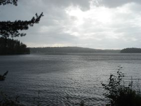 Vihuri veden pinnalla