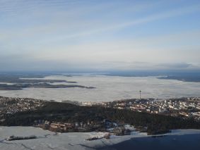 Näsijärvi jäässä