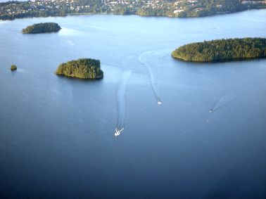 Veneen jälki