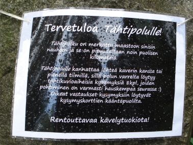 Tähtipolun alkupää