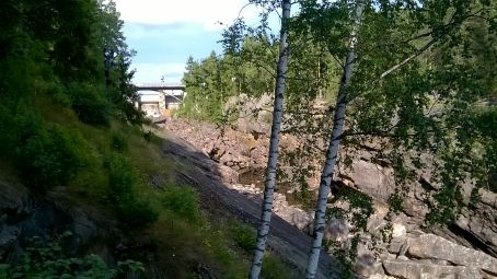 Imatrankoski kuivillaan